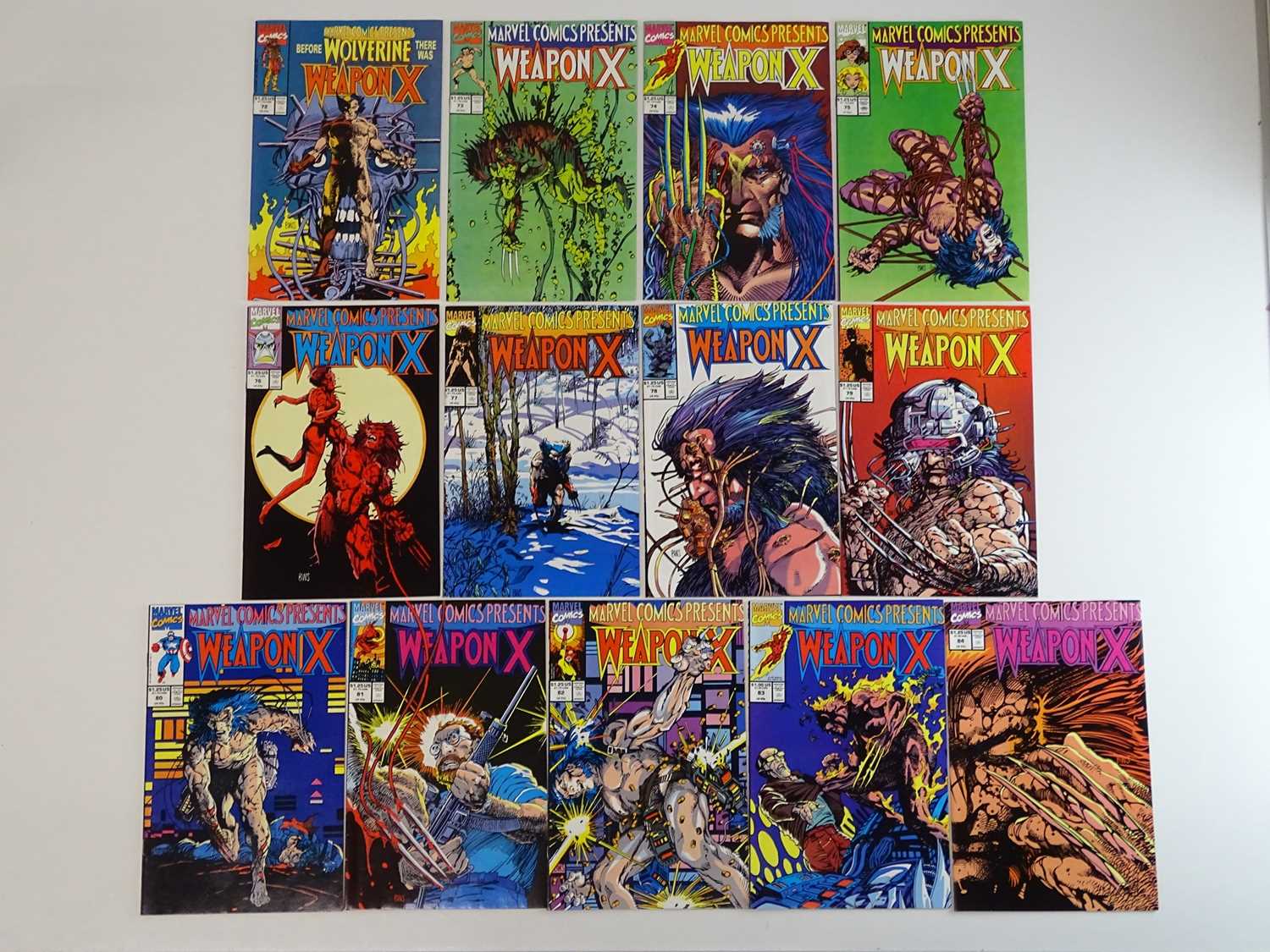 Lot 219 - MARVEL COMICS PRESENTS: WOLVERINE - WEAPON X