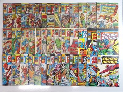 Lot 379 - CAPTAIN BRITAIN #1 to 39 - (39 in Lot) -...