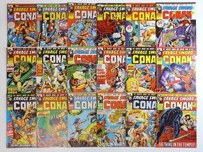 Lot 382 - SAVAGE SWORD OF CONAN #1 to 18 - (18 in Lot) -...