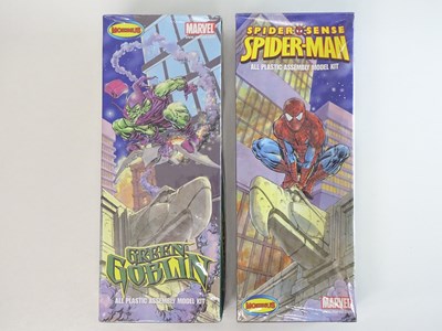 Lot 388 - SPIDER-MAN & GREEN GOBLIN MOEBIUS MODEL KITS...