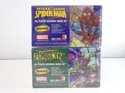 Lot 388 - SPIDER-MAN & GREEN GOBLIN MOEBIUS MODEL KITS...