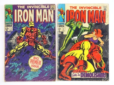 Lot 402 - IRON MAN #1 & 2 (1968 - MARVEL - UK Cover...