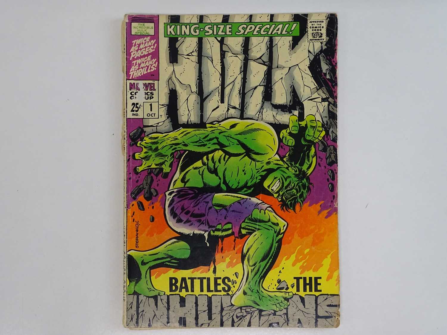 Lot 406 - INCREDIBLE HULK: KING-SIZE SPECIAL #1 - (1968 -...