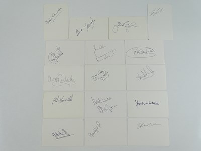 Lot 191 - FOOTBALL: A mixed group of signed cards...