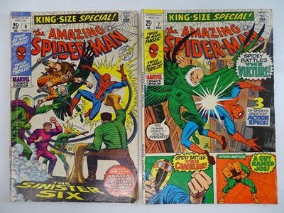 Lot 416 - AMAZING SPIDER-MAN: KING-SIZE SPECIAL #6 & 7 -...