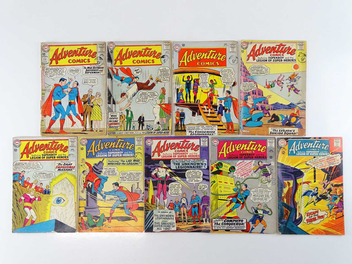Lot 67 - ADVENTURE COMICS: SUPERBOY & LEGION OF...