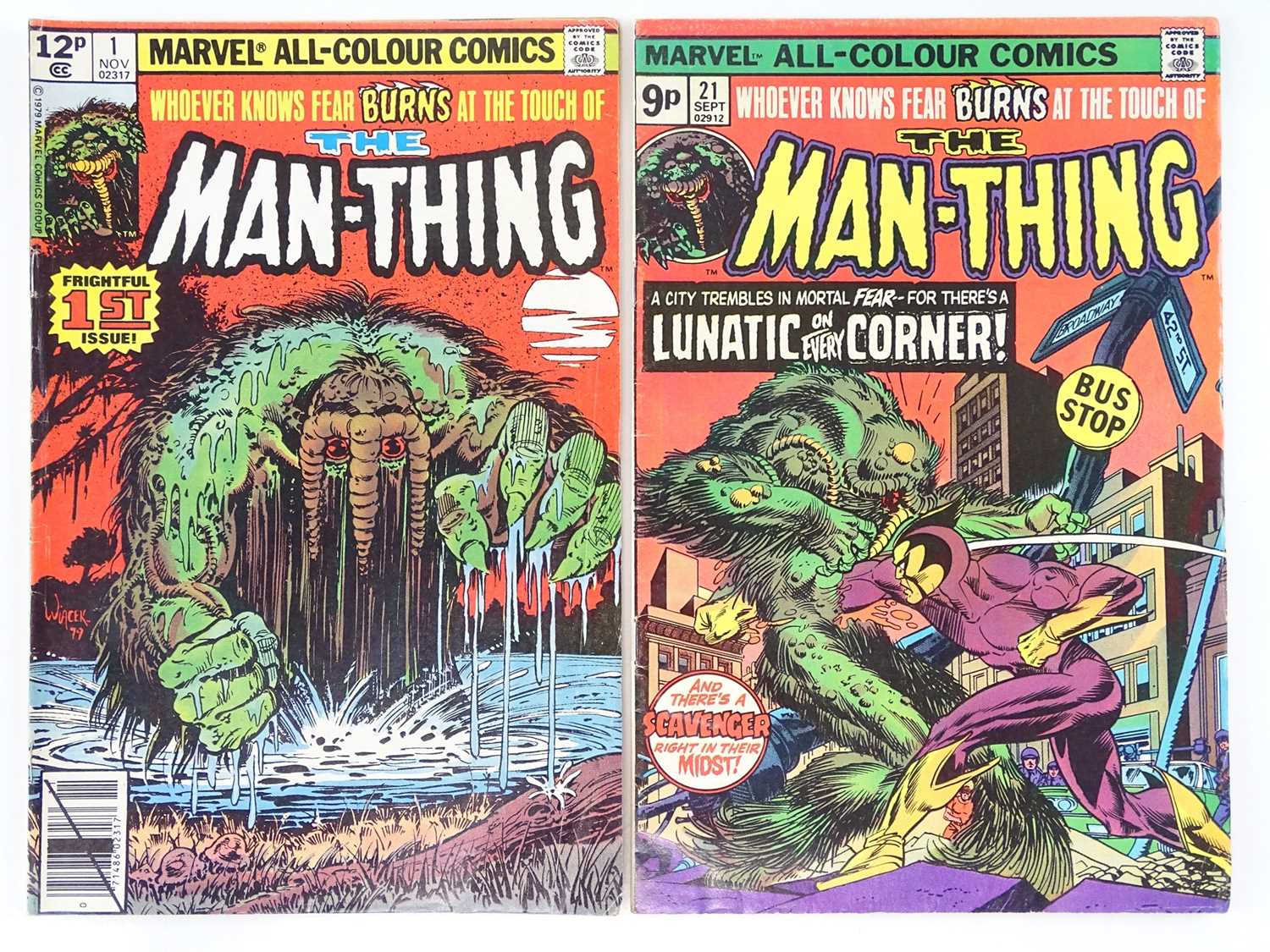 Lot 74 - MAN-THING #1 & 21 - (2 in Lot) - (1975/79...