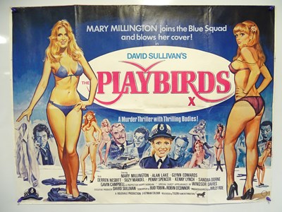 Lot 315 - PLAYBIRDS (1980) - British UK Quad - Tom...