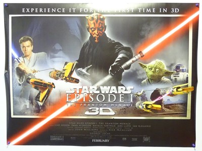 Lot 318 - STAR WARS: A group of nine movie posters...