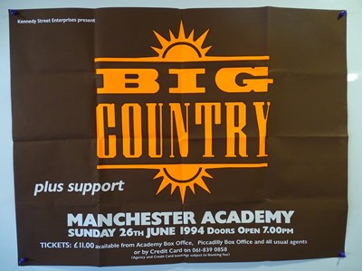 Lot 624 - BIG COUNTRY - original concert poster -...