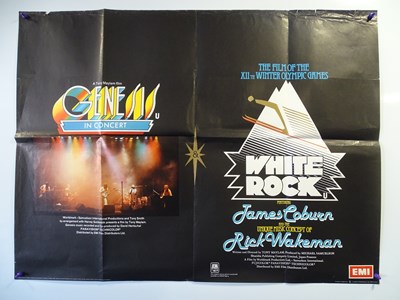 Lot 644 - GENESIS LIVE / WHITE ROCK RICK WAKEMAN - UK...