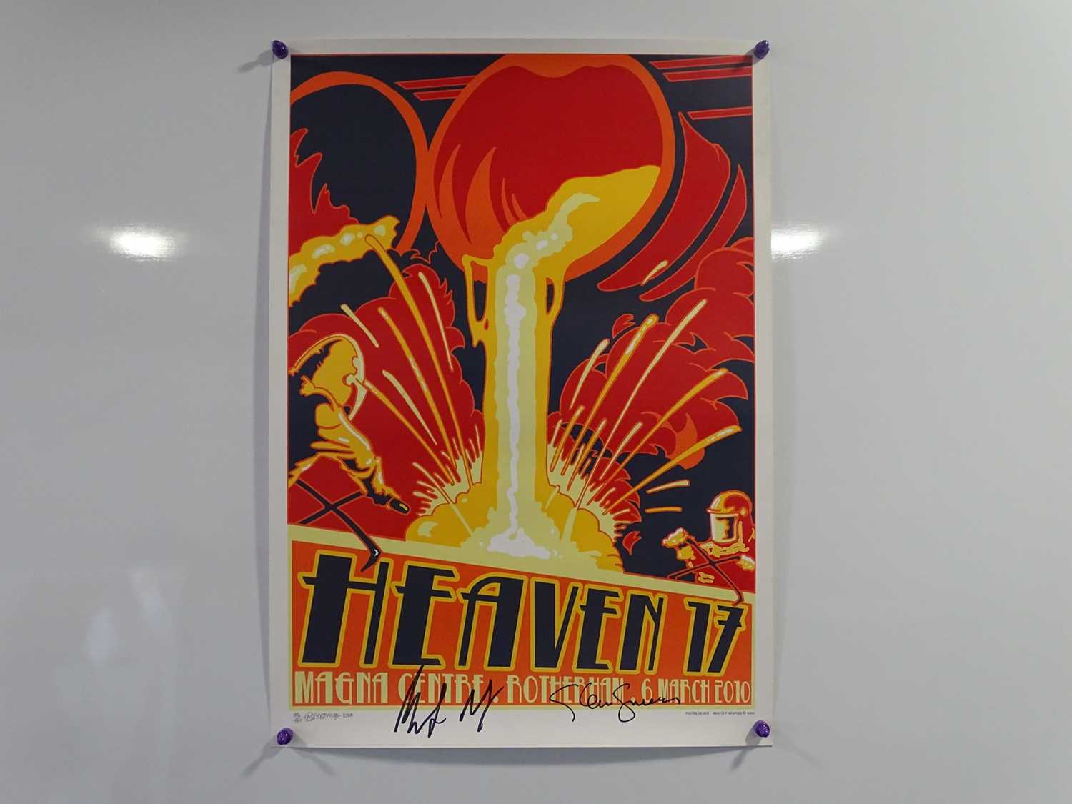 Lot 648 - HEAVEN 17 - a limited edition screen print for...