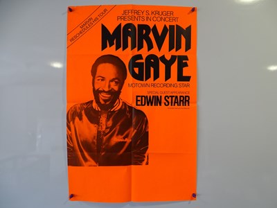 Lot 663 - MARVIN GAYE - concert poster - 29" x 19.5" -...
