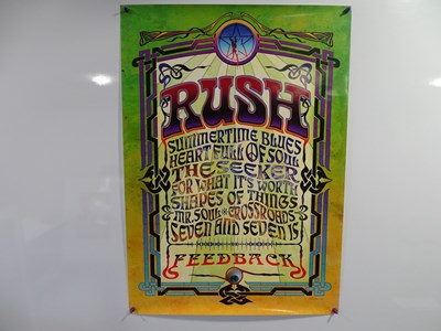 Lot 676 - RUSH - promo posters including 'Snakes and...