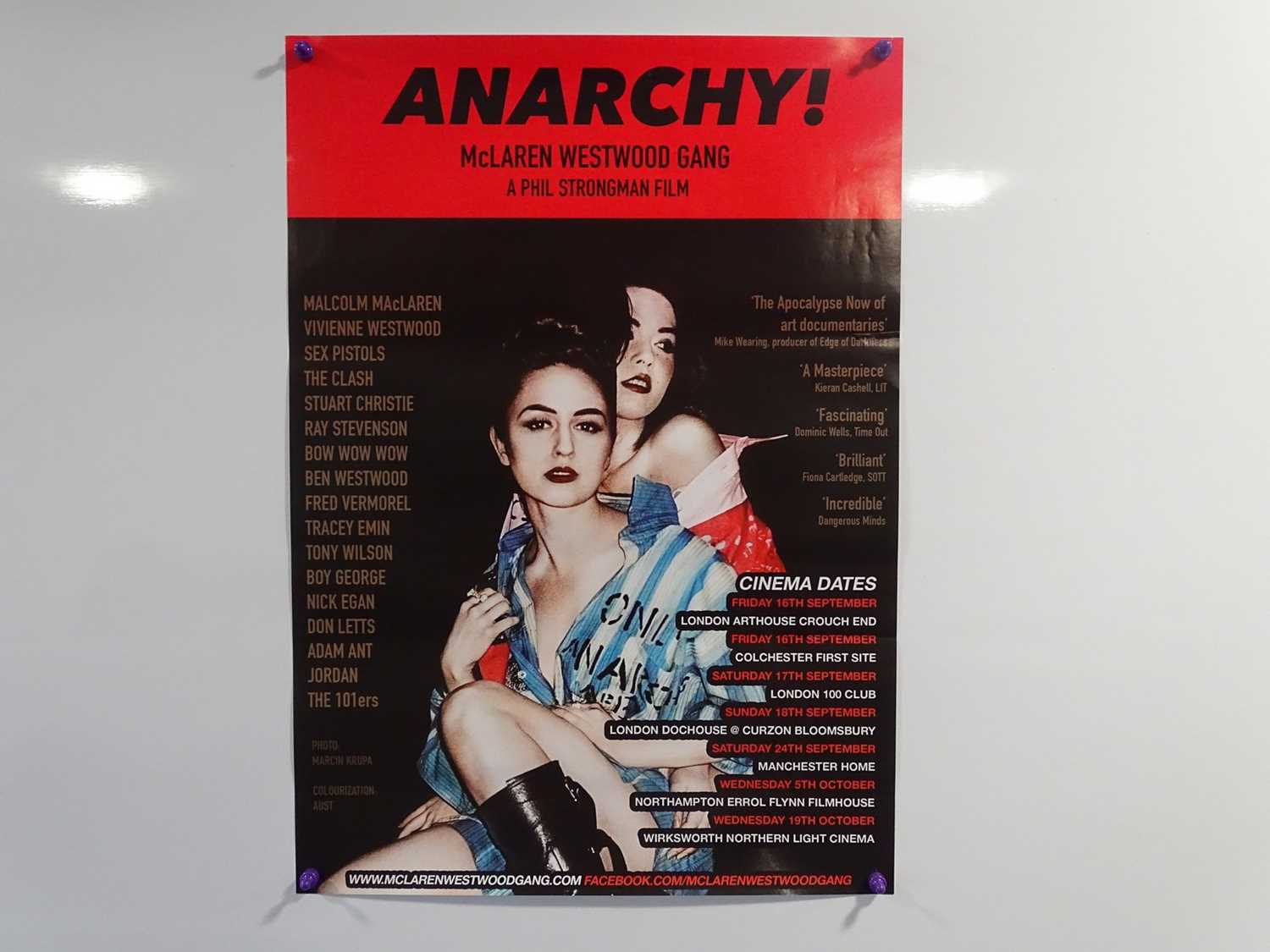 Lot 708 - ANARCHY' - a film poster for the PHIL...