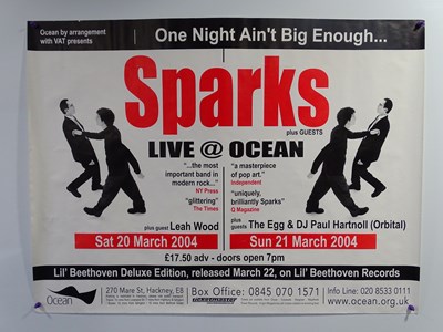 Lot 587 - SPARKS - concert poster (2004) 30 x 40 - from...