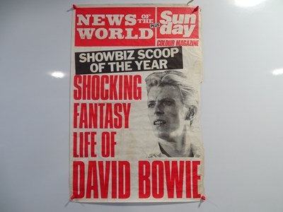 Lot 747 - A rare Newspaper stand poster - 'News Of The...