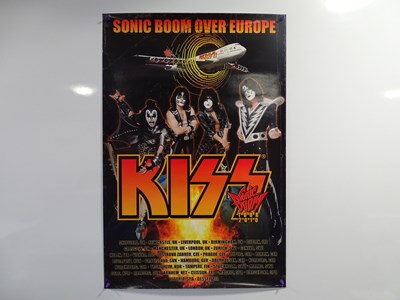 Lot 656 - KISS - original concert tour poster 2010...