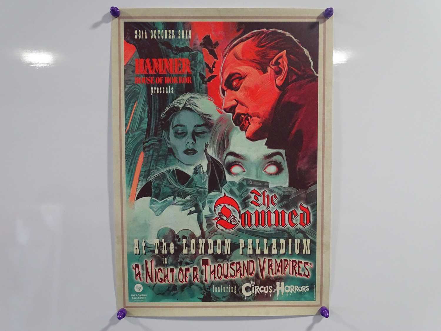 Lot 688 - THE DAMNED - the London Palladium poster...