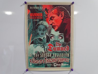 Lot 688 - THE DAMNED - the London Palladium poster...