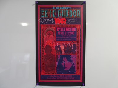 Lot 638 - ERIC BURDON & WAR - concert poster at Royal...