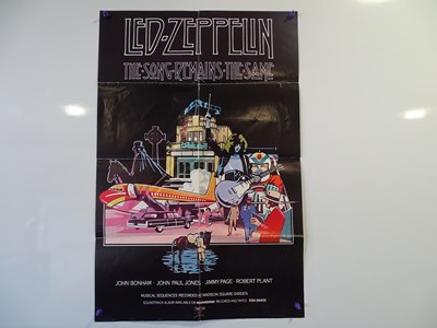 Lot 658 - LED ZEPPELIN - rare soundtrack poster for 'The...