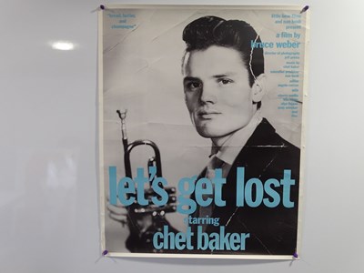 Lot 659 - LETS GET LOST (1988) - rare film poster -...