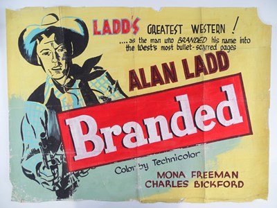 Lot 33 - BRANDED (1950) - A home made hand-painted 30"...