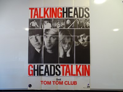Lot 684 - TALKING HEADS - concert poster on Sire record...