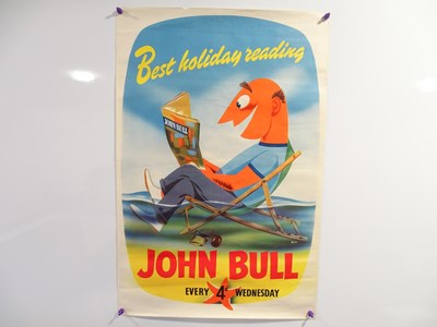 Lot 157 - A JOHN BULL 'Best Holiday Reading' poster - 20...