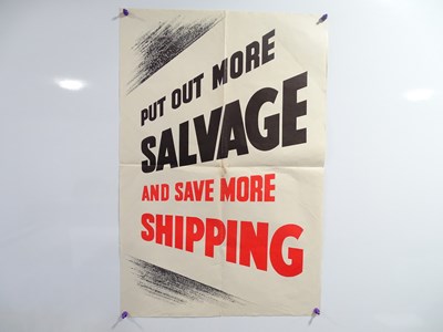 Lot 328 - A group of World War 2 propaganda posters -...