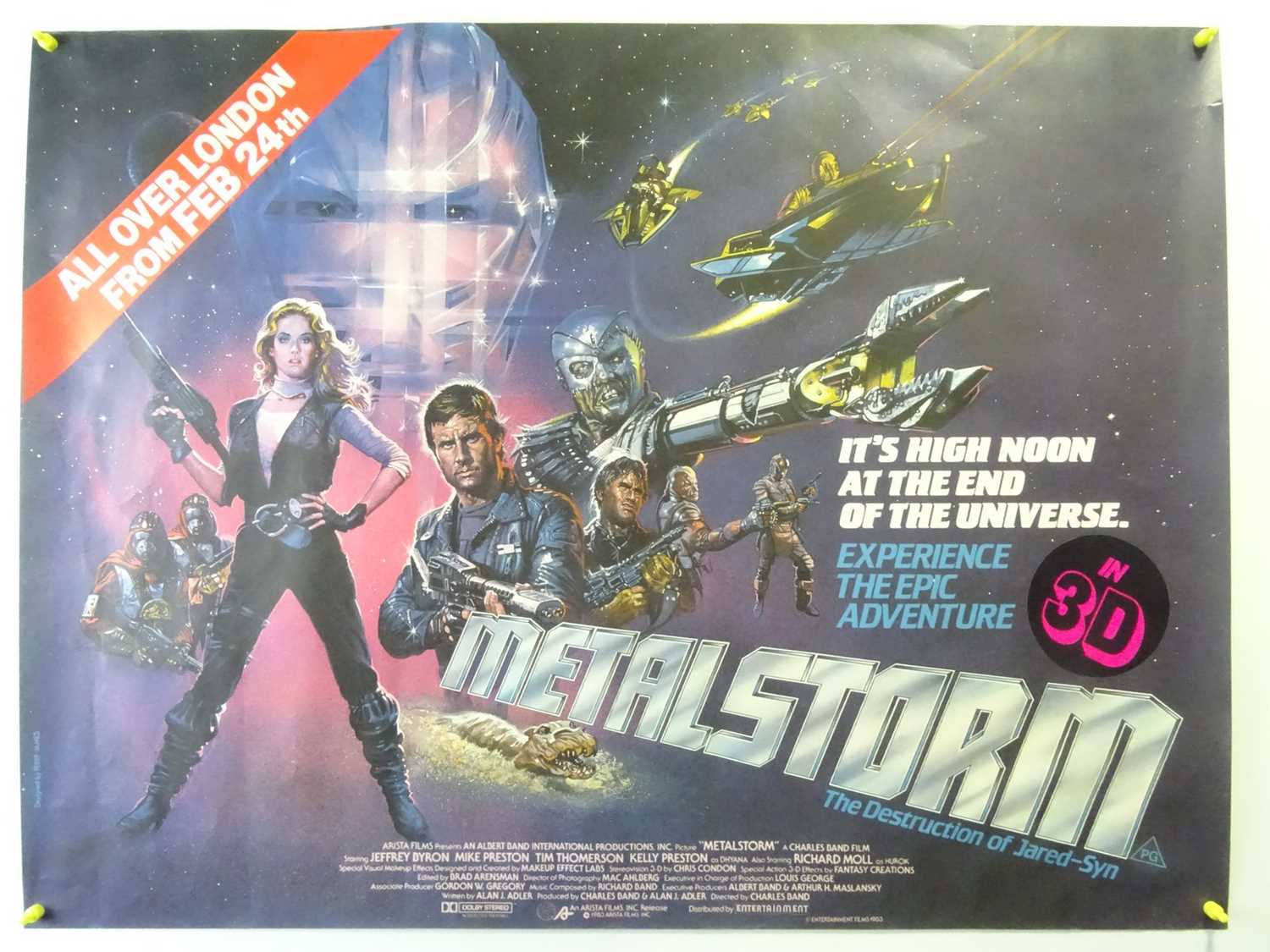 Lot 402 - METALSTORM (1983) - UK Quad Film Poster -...