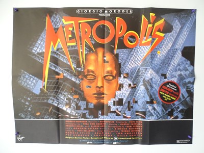 Lot 405 - METROPOLIS (1984 Release) - UK Quad Film...