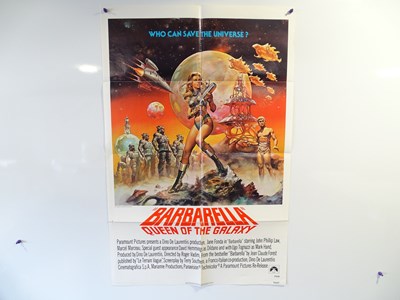 Lot 416 - BARBERELLA (1977 Re-Release) - 27" x 41" (69 x...