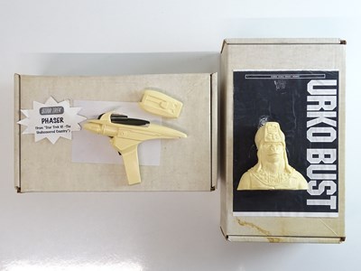 Lot 466 - A pair of cast resin sci-fi model kits...