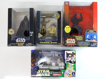 Lot 490 - A group of STAR WARS novelty toy accessories...