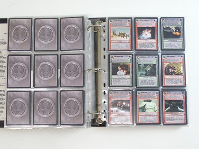Lot 545 - STAR WARS: An album of STAR WARS trading cards...