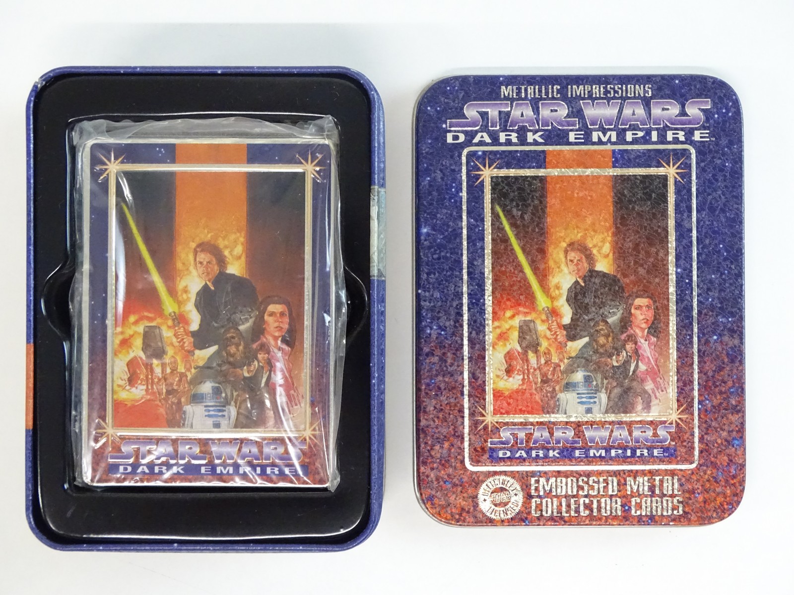 Star Wars Dark Empire II Embossed Metal Collector Cards Metallic Impressions