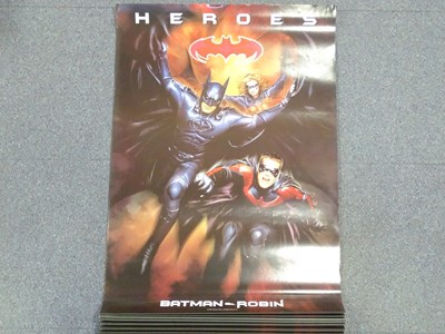 Lot 204 - BATMAN AND ROBIN (1997) - HEROES one sheet...