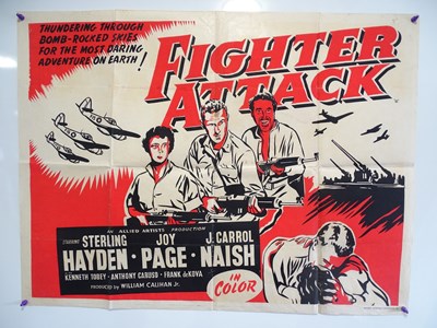 Lot 341 - FIGHTER ATTACK (1953) - Post-war action movie -...