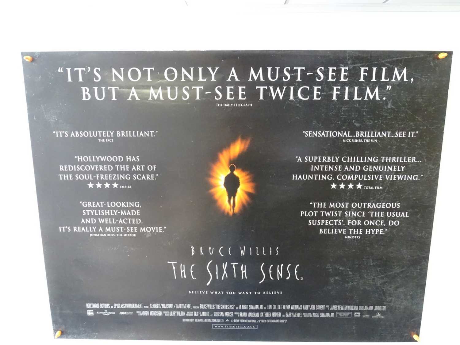 Lot 36 - THE SIXTH SENSE (1999) - A pair of UK film...