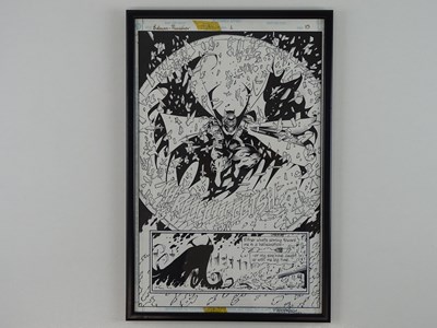 Lot 198 - Original framed and glazed - BATMAN - PUNISHER...