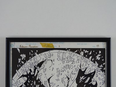 Lot 198 - Original framed and glazed - BATMAN - PUNISHER...