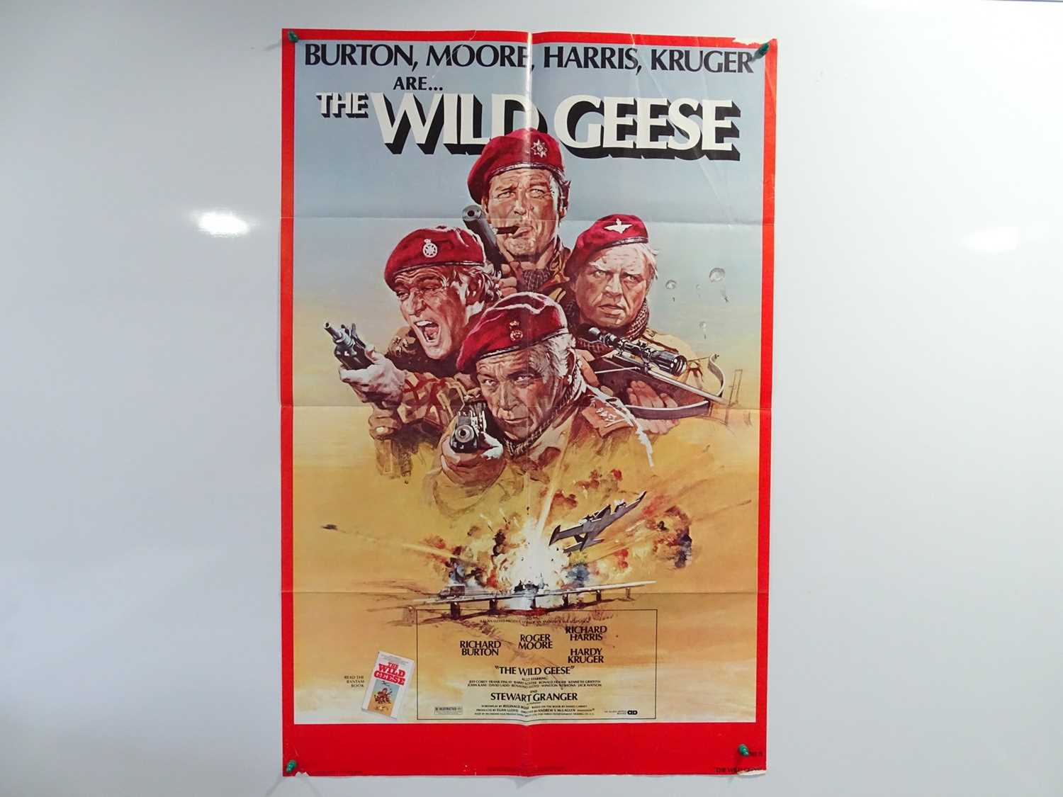 Lot 326 - THE WILD GEESE (1978) US one sheet - Arnaldo...