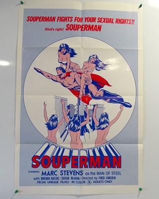 Lot 101 - SOUPERMAN (1976) US one sheet folded as issued