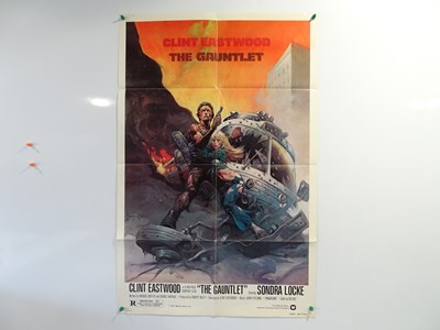 Lot 102 - THE GAUNTLET (1977) US one sheet - Clint...