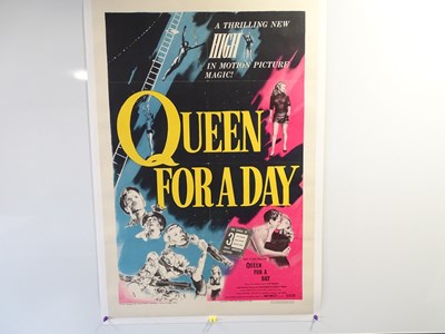 Lot 302 - QUEEN FOR A DAY (1951) US one sheet - linen...