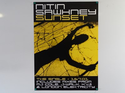 Lot 582 - A group of mixed music posters featuring male...