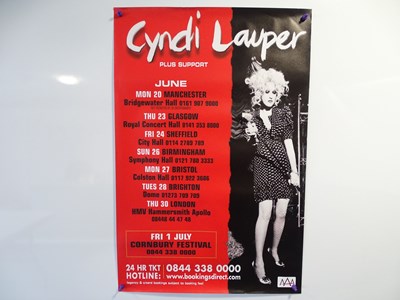 Lot 595 - A large group of mixed music posters of...