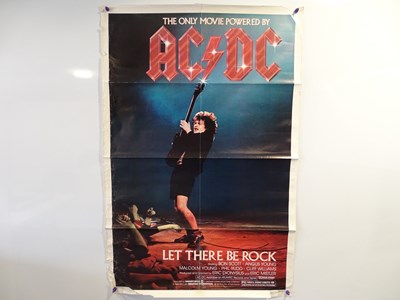 Lot 601 - A pair of ACDC music posters to include: BACK...